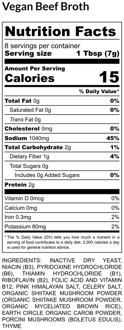 No Beef Broth - Plant Based | Vegan